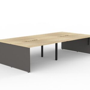 OL AltoSystem Shared 4-User Workstation – Oak - L3200 x D1600