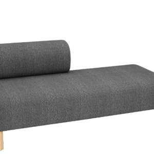 DD Cailloux 2 Seater Fabric Breakout Sofa with 1 Backrest - Mid Grey